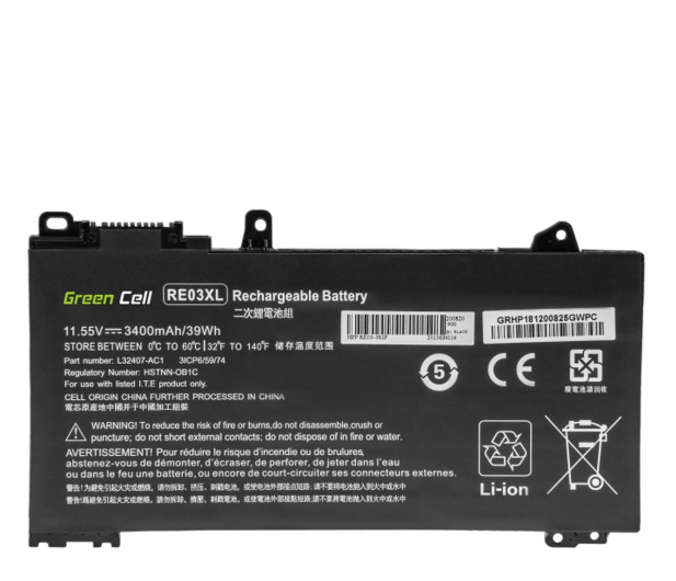 Green Cell RE03XL L32656-005 do HP HP181 - 1197219 - zdjęcie 2